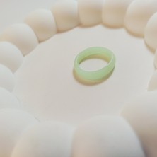 Crystal Atelier Sertifikalı Akik Taşı Nazar Yüzüğü