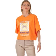 Lina Kadın Turuncu Tişört 15290576