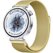 Huawei Watch Gt5 41MM Uyumlu Manyetik Milanese Loop Metal Kordon
