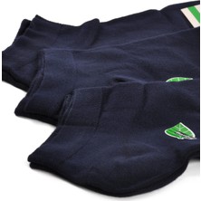 Lacivert  Unisex Çorap 24K004 3'lü Patik Çorap