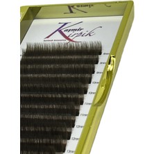 Kaşmir Kirpik Çek Bırak Kahverengi C Mix 0.05 mm Mix Kutu