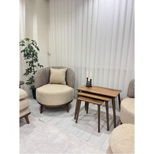Aura 3'lü Zigon Sehpa - Mdf