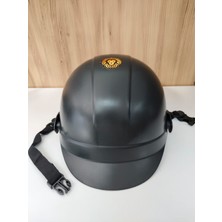 Jokey Kask Motosiklet & Bisiklet Kaskı Siyah & Yerli Üretim & Camsız Model (Ultra Dayanıklı)