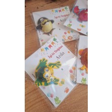 Sevgili Atölyem Sevgiliatolyemm Mutluluk Getirmesi Dileğiyle Kartlı  Figürlü  Çikolata 25 Adet Doğum Günü Hediyelikleri, Karne, Babyshower, Mevlit Tatil Hediyelikleri