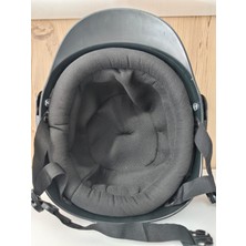 Jokey Kask Motosiklet & Bisiklet Kaskı Siyah & Yerli Üretim & Camlı Model (Ultra Dayanıklı)
