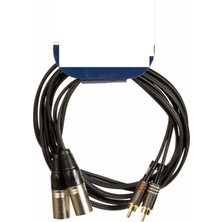 YKA 2 Rca Erkek-2 Xlr Erkek Kablo 2 Metre