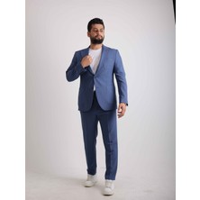Spor Erkek Takım Elbise Yazlık Gofre Kumaş Ipli Pantolon