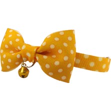 Papyonlu Kedi Boyun Tasmas 3 Lü Set Papyonlu Zilli 17-30 cm Ayarlanabilir Kedi Papyon Fiyonk
