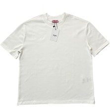 Parker Beyaz Oversize Basic Tshirt