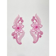 Renkli Ütüyle Yapışan Nakış Aplikesi/ Renkli Aplike 2 Li Set