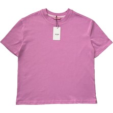 Parker Pembe Oversize Basic Tshirt