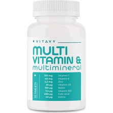 Vitavy Collagen & Hyaluronic Acid & Resveratrol (1X30 Tablet) ve Multivitamin & Multimineral (1X30 Tablet)