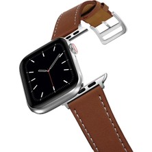 Ally Apple Watch 7-8 45MM 6-5-4 44MM Watch Ultra 49MM Single Coil Deri Kayış Kordo - MONAS4621-42