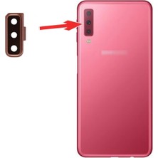 Sm Galaxy A7 (2018) A750 Arka Kamera Lens Camı ve Çerçeve FULL-(1903) - MONAS6290-9768