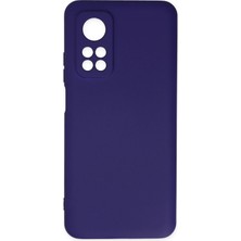 Xiaomi Mi 10T Kılıf Nano Içi Kadife Silikon - Mor - MONAS9122-9594