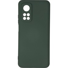 Xiaomi Mi 10T Kılıf Nano Içi Kadife Silikon - Koyu Yeşil - MONAS5489-7864