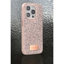 iPhone 15 Pro Max Bright Simli Kapak - Gümüş - MONAS4676-3743