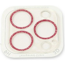 iPhone 13 Pro Shine Kamera Lens Koruma Cam - Pembe - MONAS5086-2146