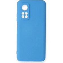 Xiaomi Mi 10T Kılıf Nano Içi Kadife Silikon - Mavi - MONAS1548-9246