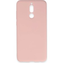 Huawei Mate 10 Lite Kılıf Nano Içi Kadife Silikon - Pudra - MONAS5439-6921