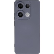 Xiaomi Redmi Note 13 4g Kılıf Nano Içi Kadife Silikon - Gri - MONAS8725-4698