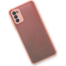 Samsung Galaxy A03S Kılıf Montreal Silikon Kapak - Pembe - MONAS3759-5185