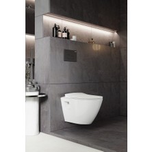 Creavit TP329 Terra Rim-Off Asma Klozet ve Yavaş Kapanan Kapak