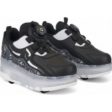 Patenli Işıklı Spor Ayakkabısı  4 Tekerlekli Paten