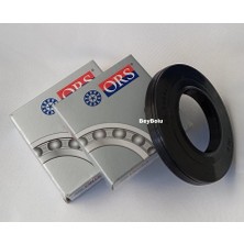 FullYedek Samsung WW10N644RBW/AH Uyumlu Rulman Keçe ,çamaşır Makinesi Kazan Rulman Keçe Takımı