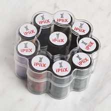 Büro Ev Ofis Hobi Dikiş Atölyesi Için 10PARÇA Dikiş Iplik Seti