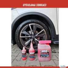 Velvox Lastik Parlatıcı Jel 5 Lt (Yoğun Kıvam) + 500 ml ve Sünger Hediye , Lastik Parlatma Jeli, Lastik Temizleme