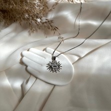Silver Dalgalı Göz Kolye