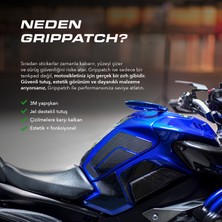 Grippatch Honda SH125 2024 ile Uyumlu Kaydırmaz 6d Karbon Tank Pad GC21