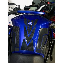 Yamaha MT10 2016 ile Uyumlu Kaydırmaz 6d Karbon 19 Parça Tank Pad Seti GC48