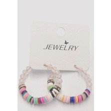 Renkli Figürlü Lüks Küpe