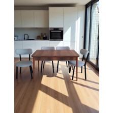 EF-3093 Cosy Kelebek Açılır 4 Kişilik Yemek Masası Takımı