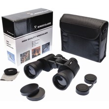 Marsilyan 10×50 – Geniş Ön Mercekli Profesyonel El Dürbünü – 1000m/56m – Siyah