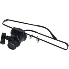 Gözlük Model 20X16MM Optik Lens LED Işık Monoküler Büyüteç