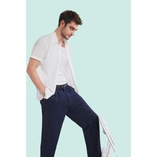 Erkek Kısa Kollu Dokulu Gömlek Rahat Kalıp Günlük Kullanım Hafta Sonu Yaz Aylarının Vazgeçilmezi