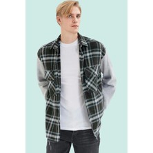 Erkek Kışlık Kareli Oduncu Gömlek Oversize Kalıp Günlük Stil Hafta Sonu Yaz Aylarının Vazgeçilmezi