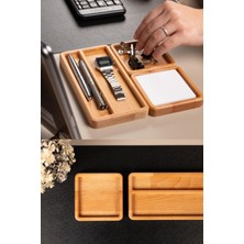 Üçlü Modüler Organizer - Aker Wood Art