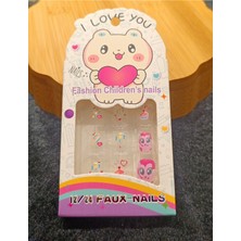 Monalisa Home Lüks  Figürlü  Çocuk Takma Tırnak