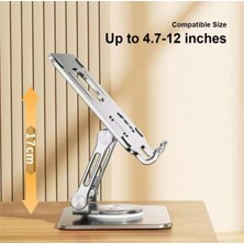 Honor Pad X8A 11'' Uyumlu 360 Derece Dönebilen Katlanabilir Metal Stand