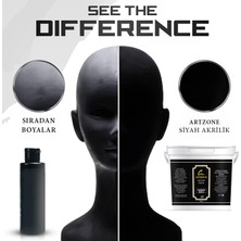 Artzone Siyah Akrilik Boya 3000ML - Siyah Boya