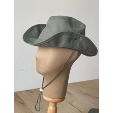 Aida Jewelss Yazlık Katlanabilir Safari Fötr Cotton Kovboy Şapkası