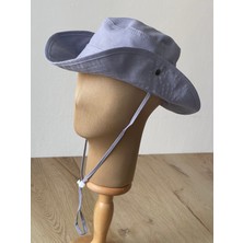 Aida Jewelss Yazlık Katlanabilir Safari Fötr Cotton Kovboy Şapkası