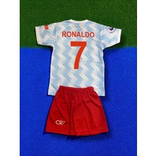 North Stand Nostaljik Manchester United Ronaldo Mavi Çocuk Forması