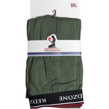 Erkek Büyük Beden Battal Boy Likralı Boxer Haki