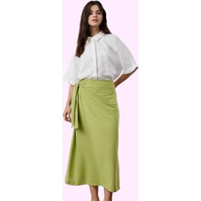 Kadın Düz Desenli Maxi Etek Rahat Kalıp Günlük Kombinler Hafta Sonu Yaz Aylarının Vazgeçilmezi