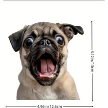 Pug Araba,laptop,için Dayanıklı,eğlenceli Sticker